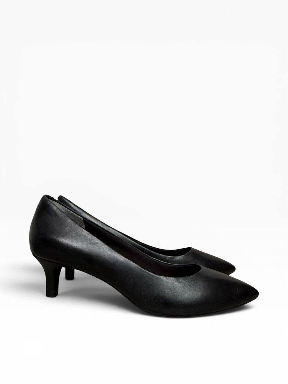 Rockport Total Motion Kalila Pumps Heels Shoes Black Comfort Chic 9.5